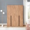 Manhattan Comfort Lee Wardrobe Closet 3.0 in Golden Brown, 2PK 2-WC003-GB - alternate 1